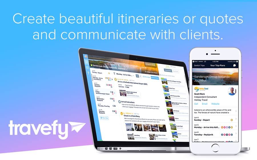 Avance de construcción de itinerarios de Travefy.